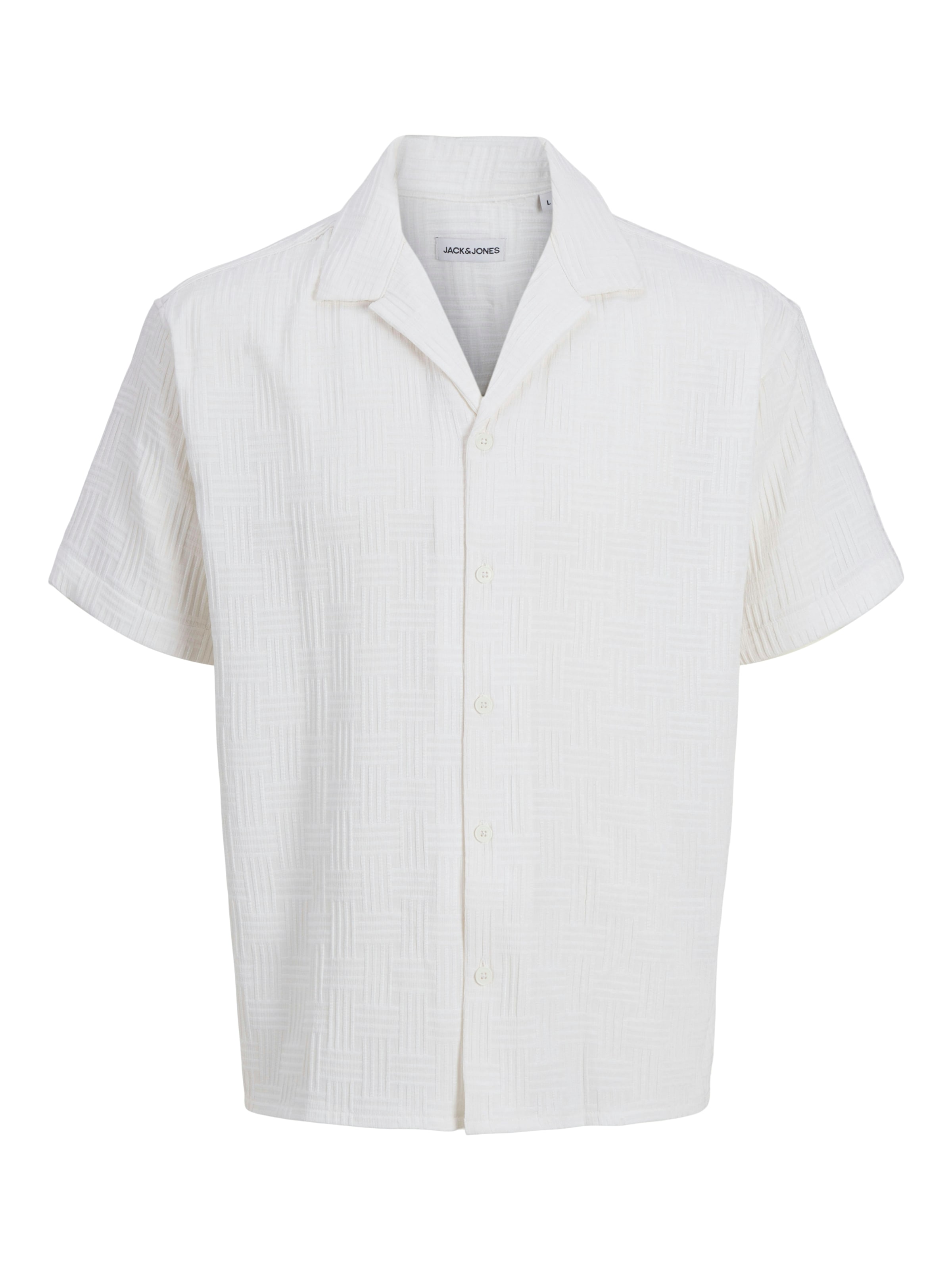 Comfort fit Camicia 'JJEMatteo' di JACK & JONES in bianco: frontale