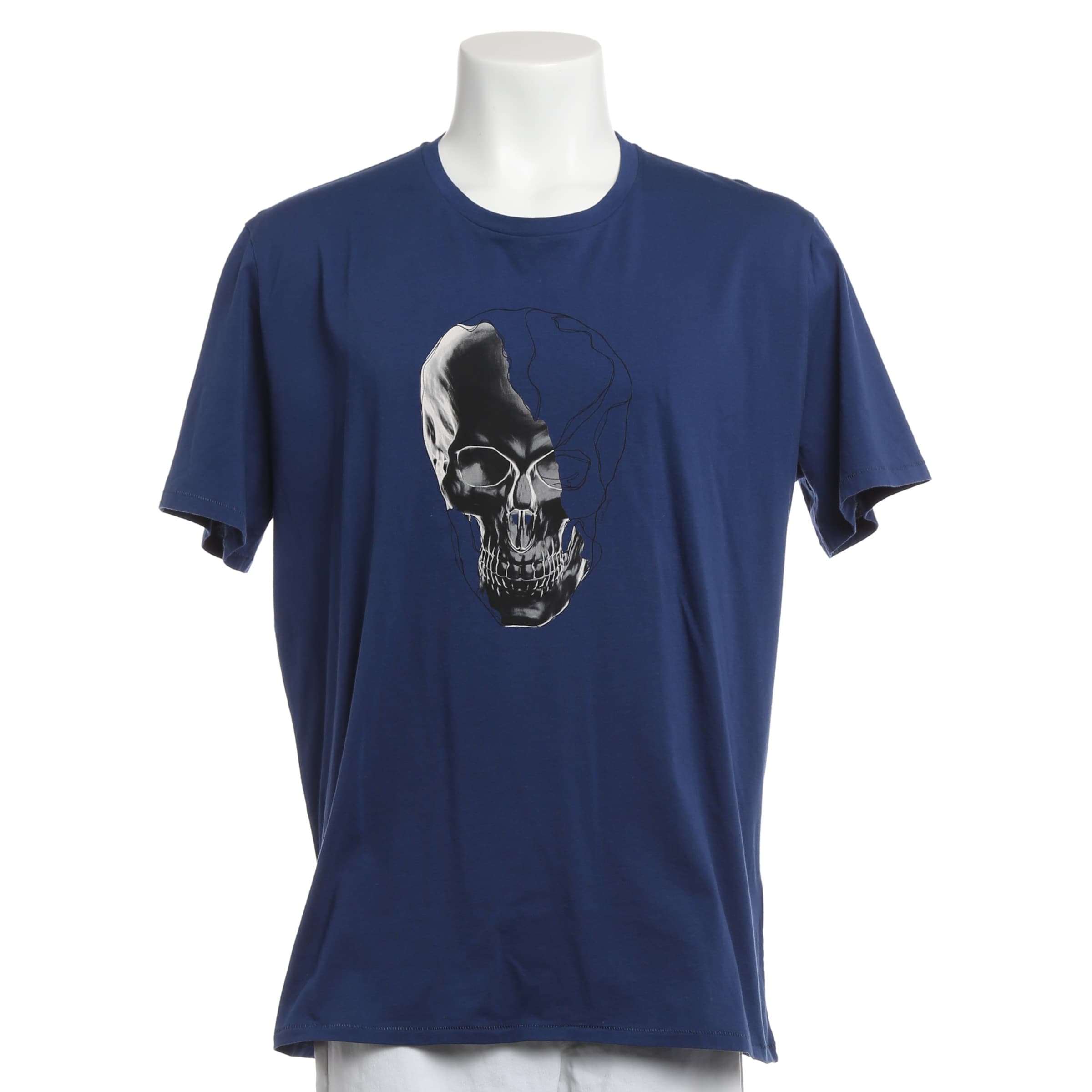 Just Cavalli T-Shirt XXL in Blau: Vorderseite