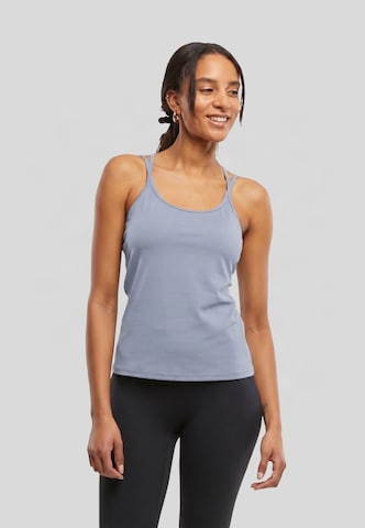 Haut de sport Urban Classics en bleu : devant