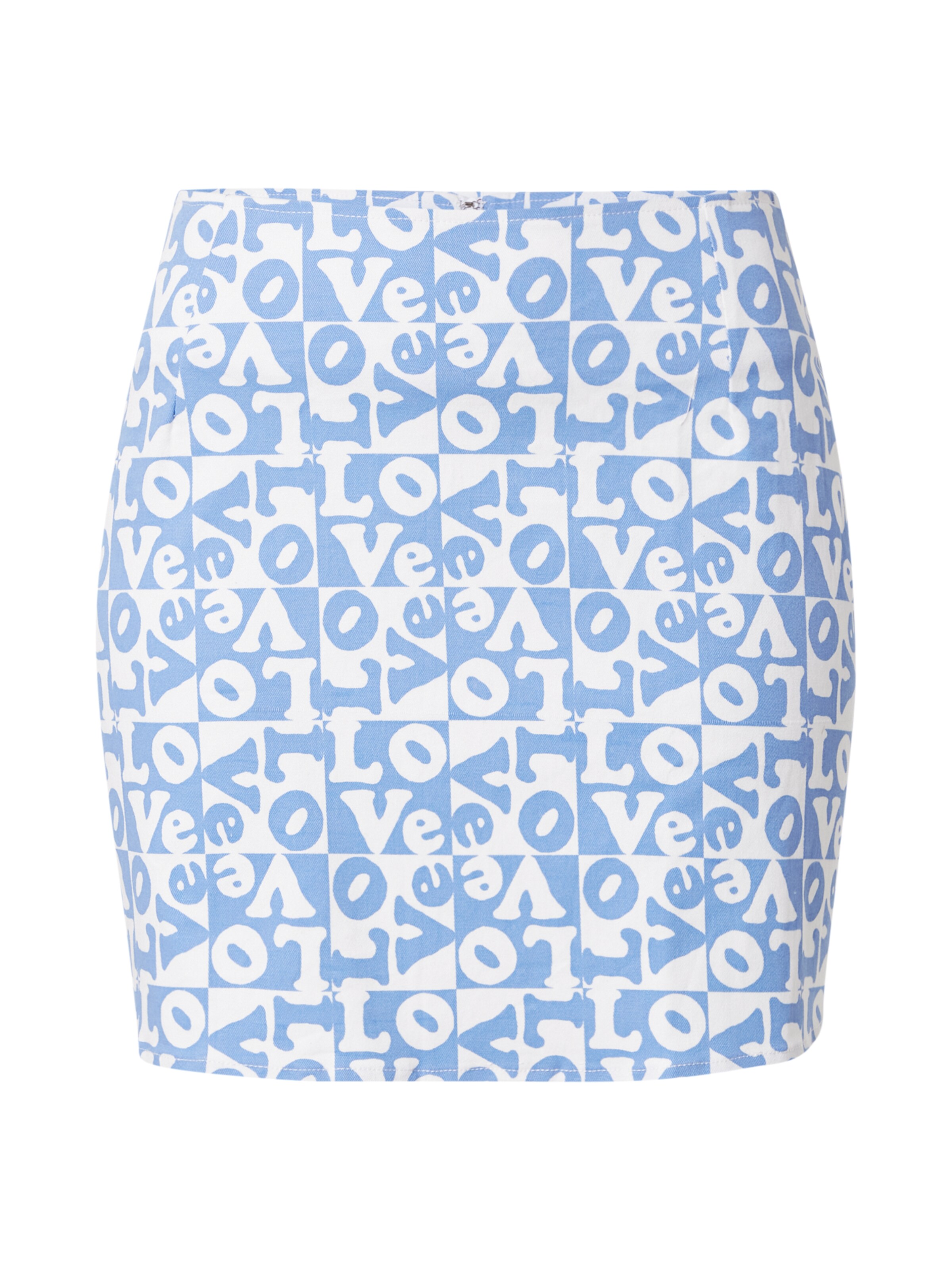 Motel Sukně – modrá: přední strana