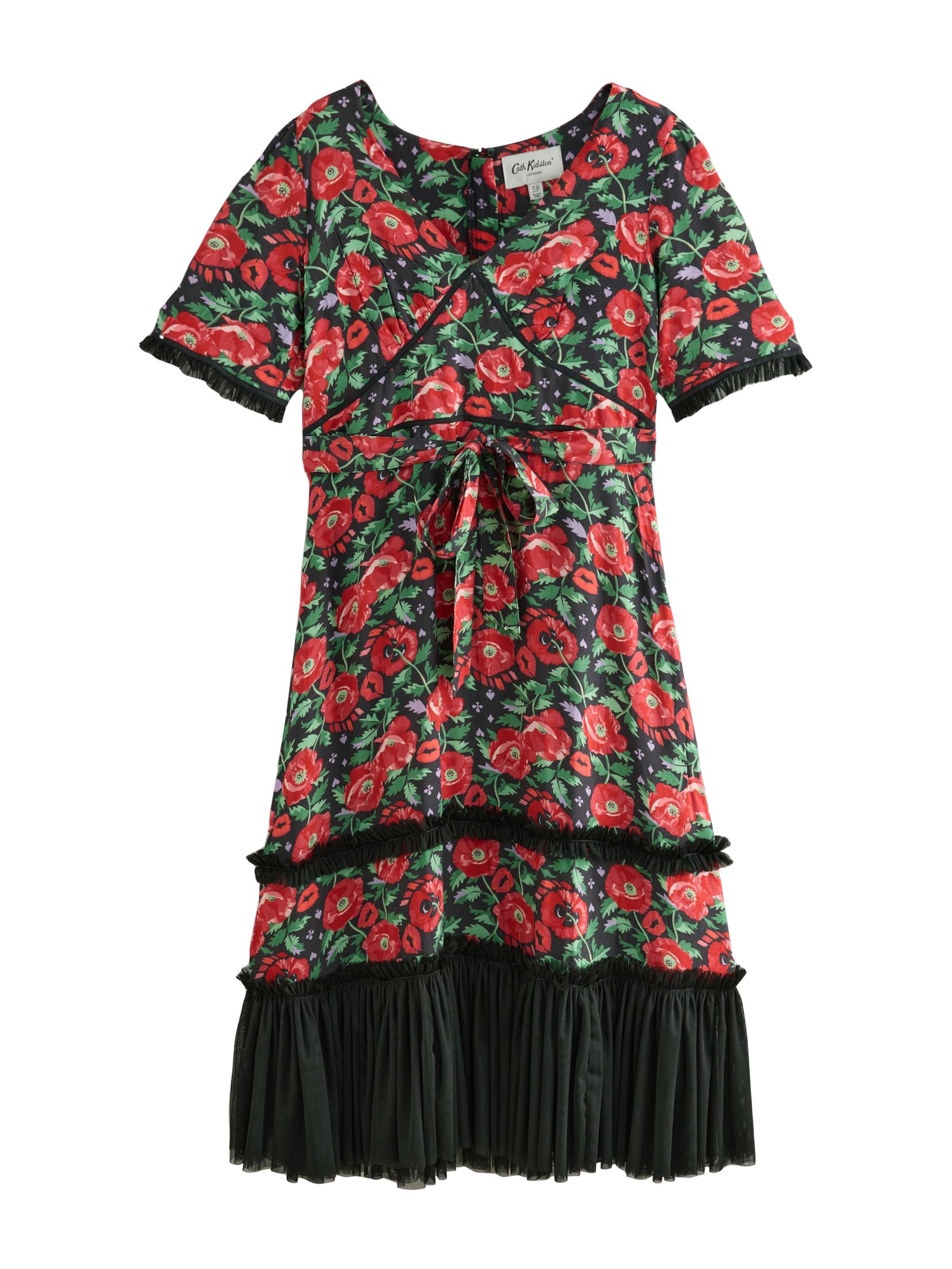 Cath Kidston Zomerjurk in Zwart: voorkant