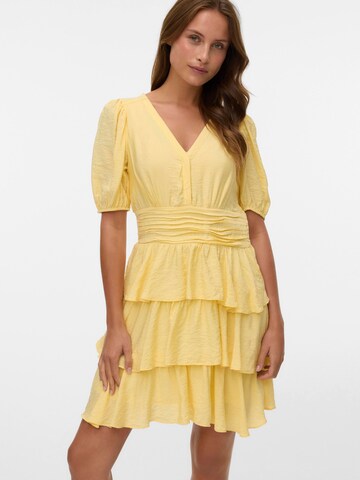VERO MODA Dress 'VMLISE' in Yellow: front