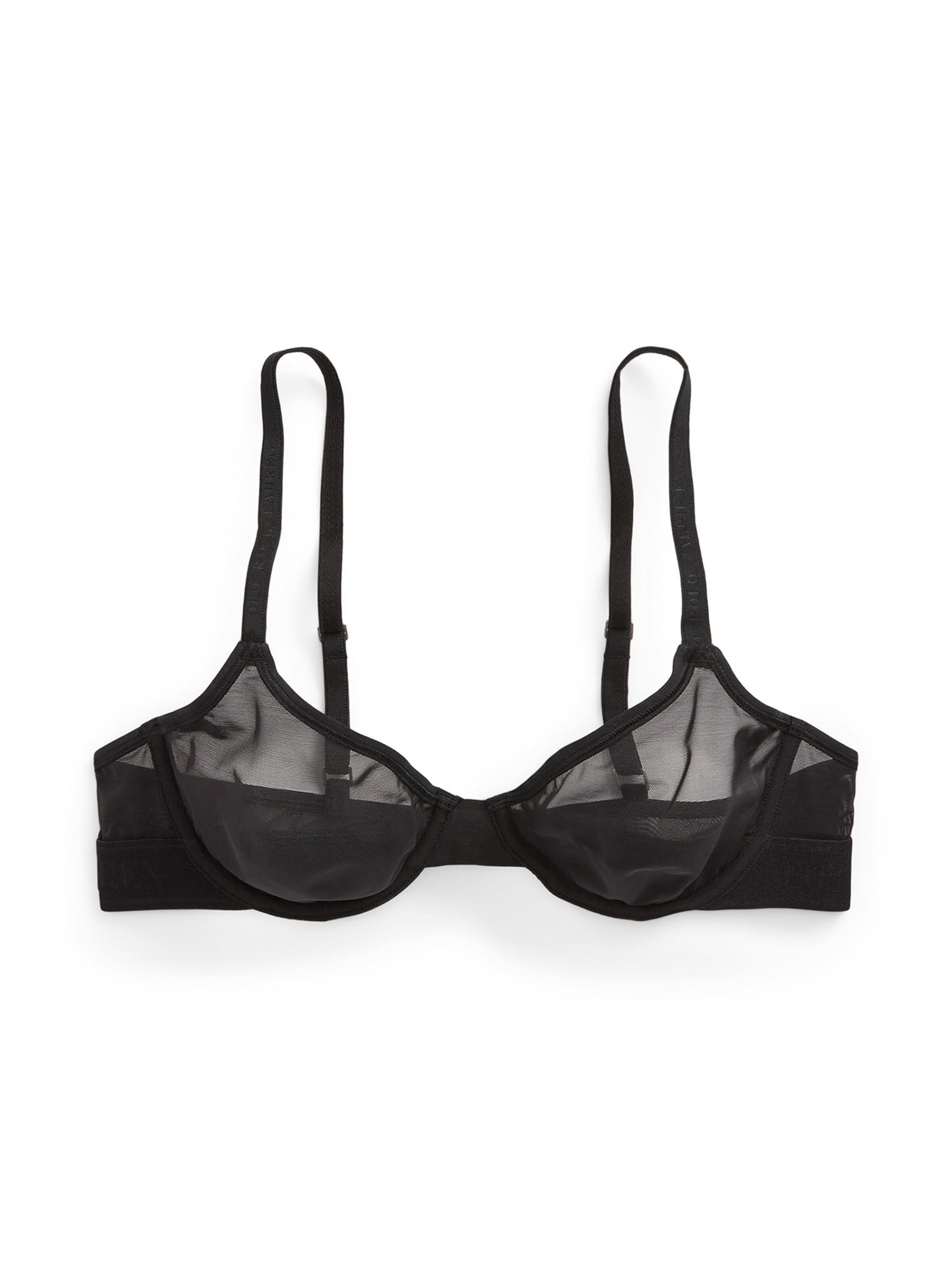 Polo Ralph Lauren Balconette BH ' UNLINED DEMI BRA ' in Zwart: voorkant