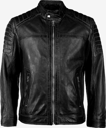 JCC Lederjacke in Schwarz: Vorderseite