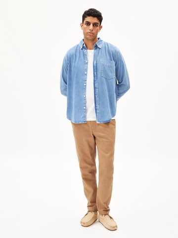 ARMEDANGELS Comfort Fit Hemd 'GAVRAA' in Blau