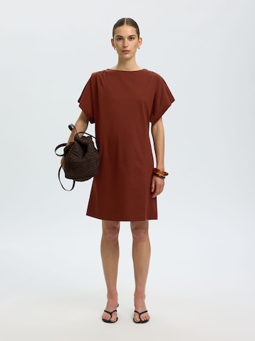 SELECTED Jurk in Rood