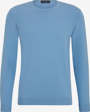 FALKE Sweater 'Pure Cotton' in Blue: front
