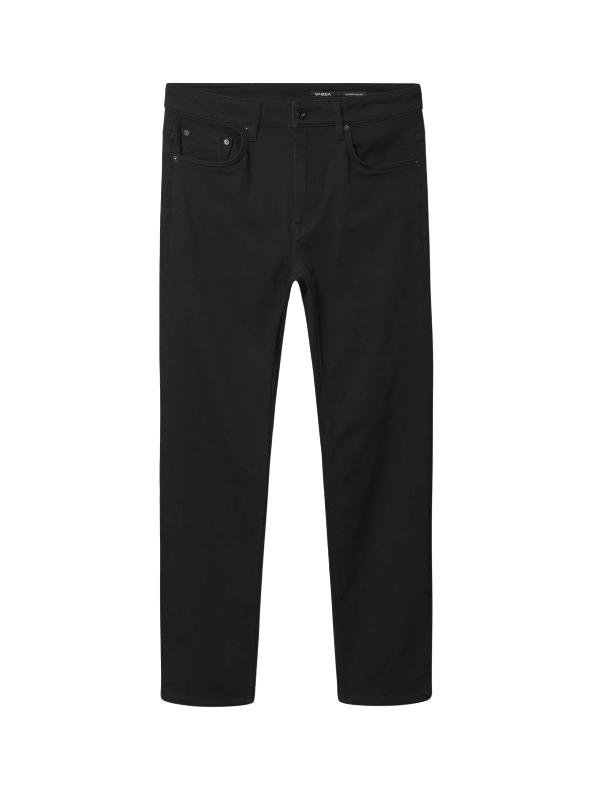 GABBA regular Jeans 'Marc' i sort: forside