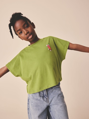 T-Shirt Next en vert : devant