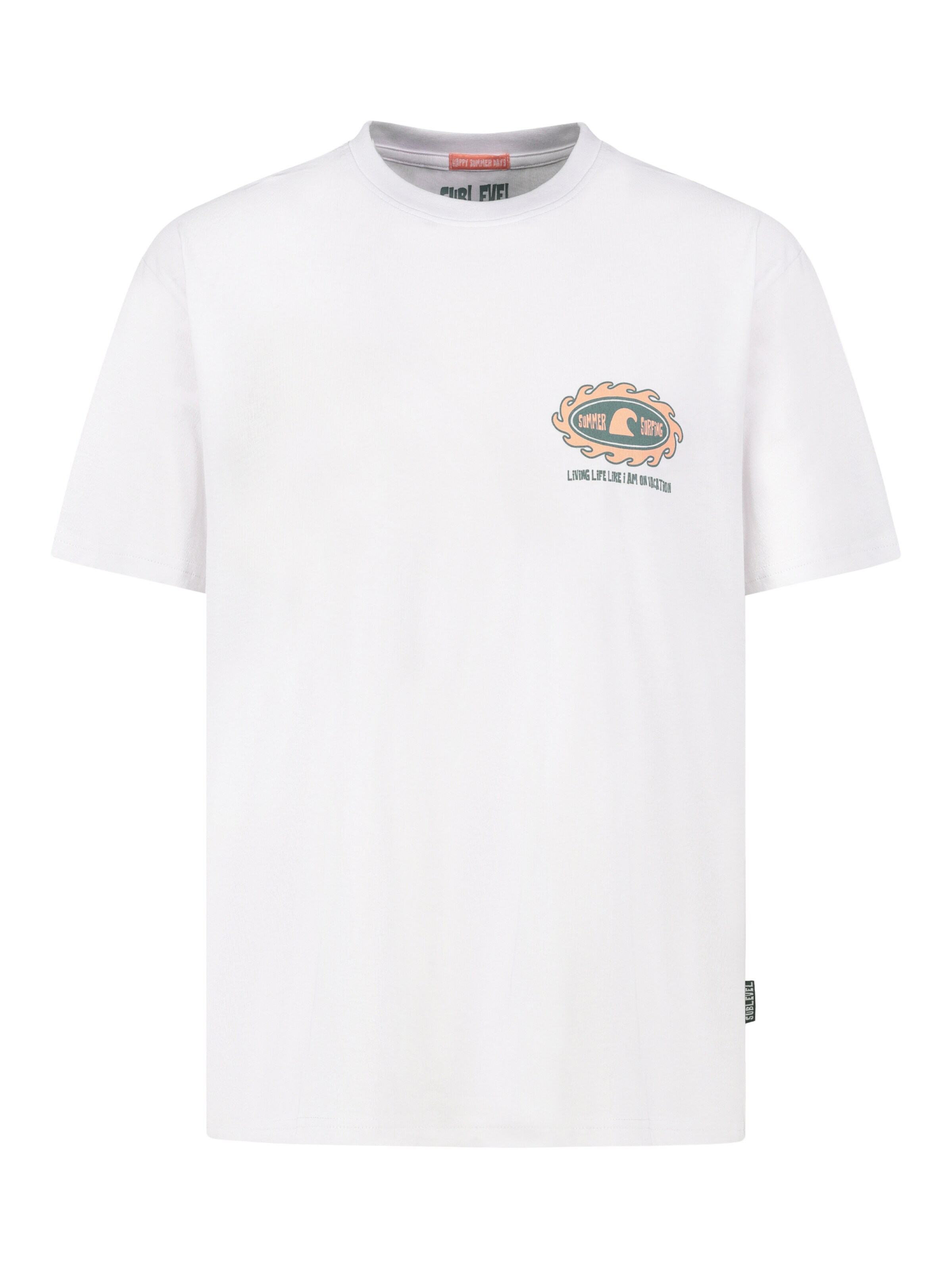 Sublevel Shirt in Weiß: Vorderseite