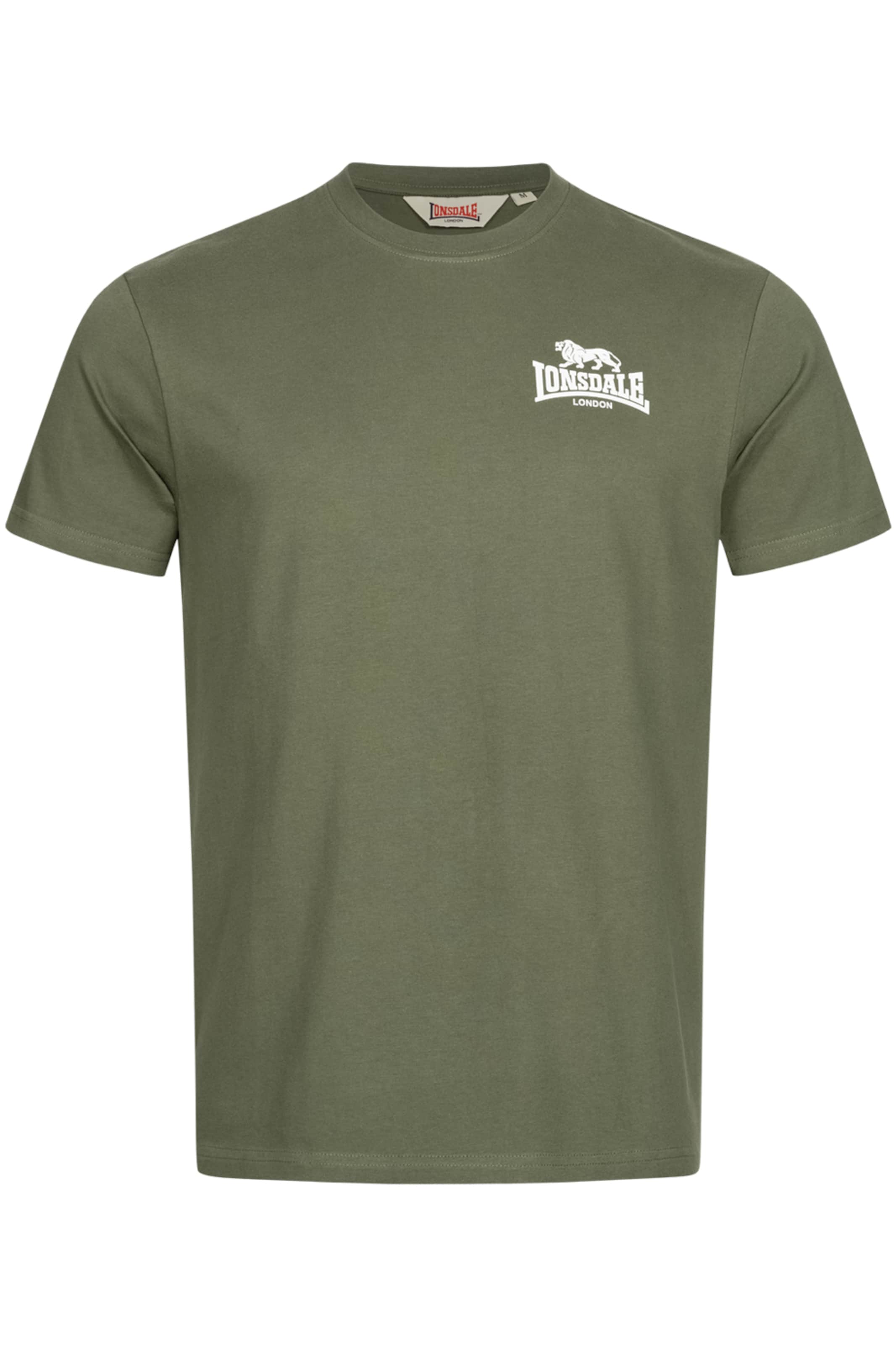 LONSDALE - Camisa 'Blairmore' em verde: frente