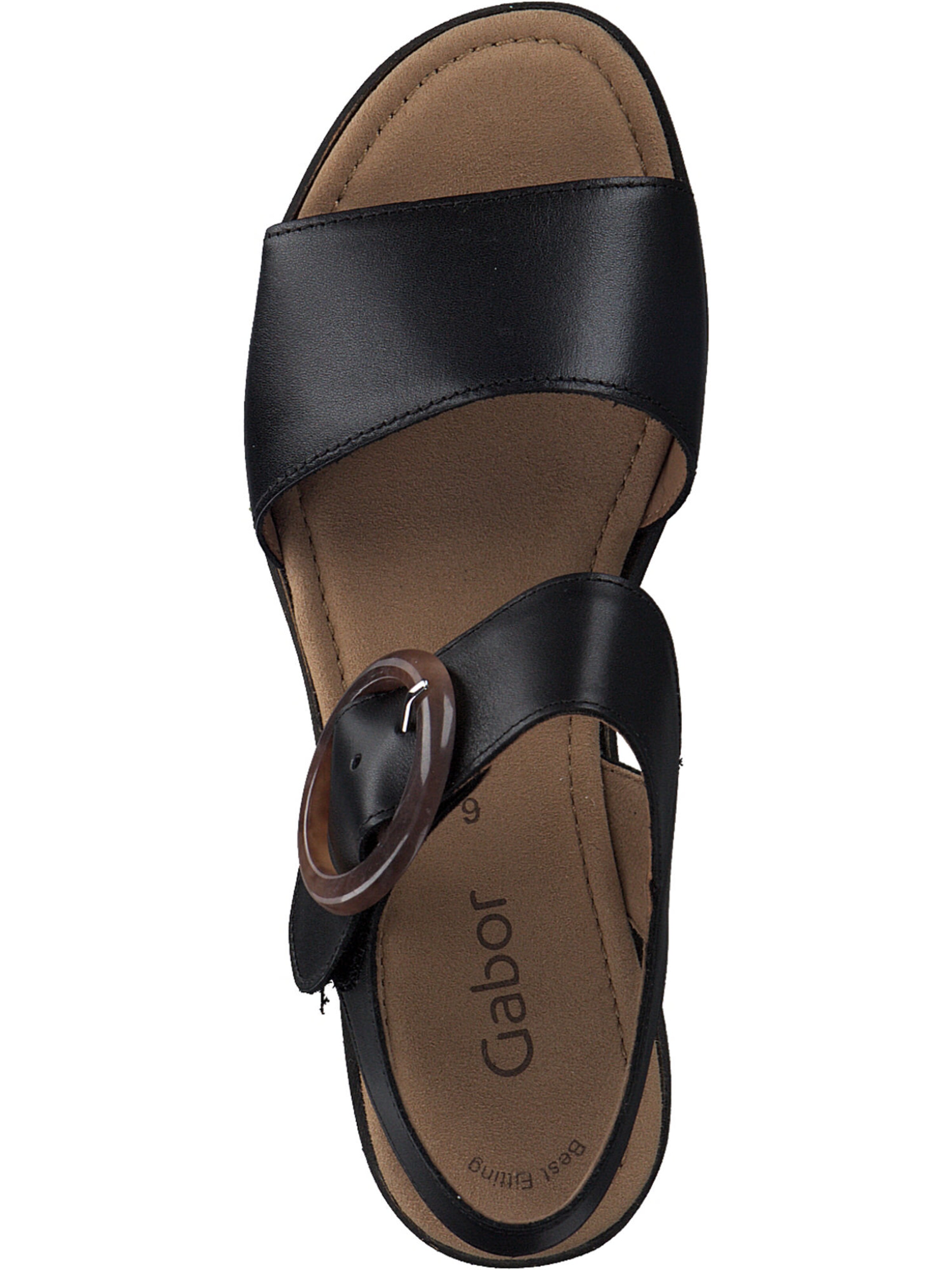 GABOR Sandale in Schwarz