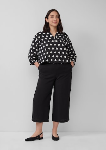 Wide Leg Pantalon s.Oliver en noir