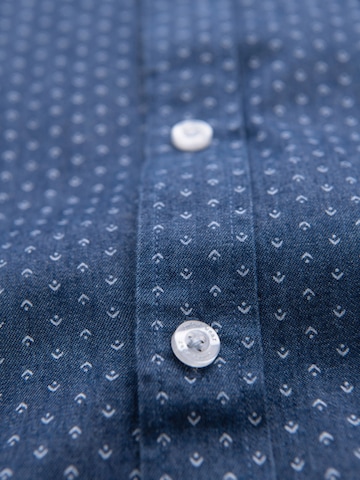 Ombre - Ajuste regular Camisa en azul