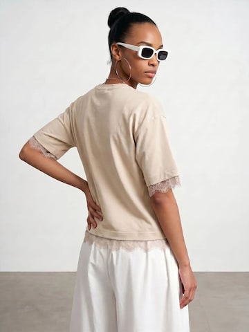Dilvin Shirt in Beige