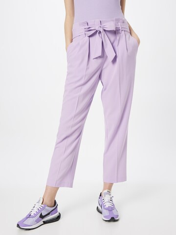 Loosefit Pantalon à pince 'Danta' b.young en violet : devant