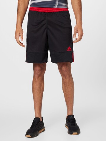 ADIDAS SPORTSWEAR Regular Sports trousers '3G Speed' in Black: front
