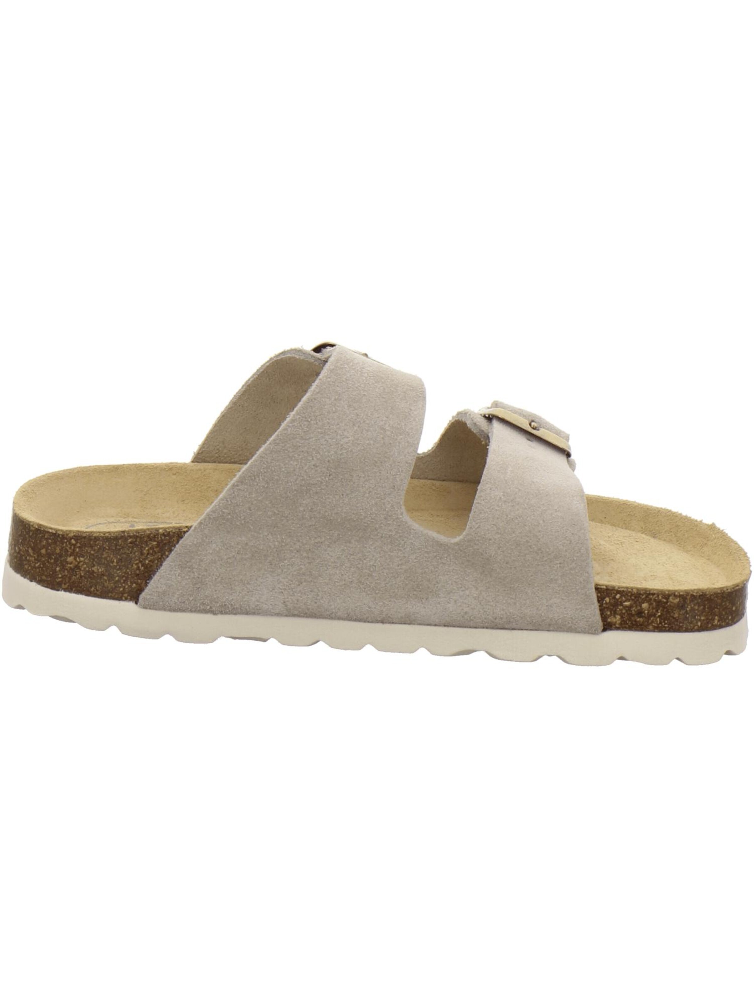 Sandales 'Mädchen Pantoletten Zweischnaller quarz' AFS-Schuhe en beige