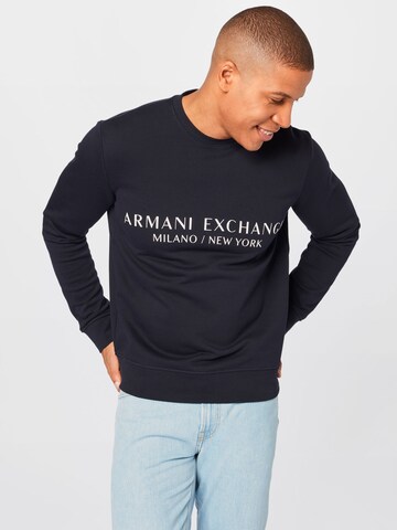 ARMANI EXCHANGE Μπλούζα φούτερ σε μπλε