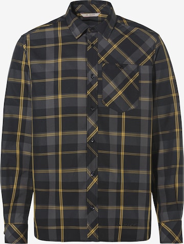 VAUDE Regular fit Functioneel overhemd 'Neshan' in Zwart: voorkant