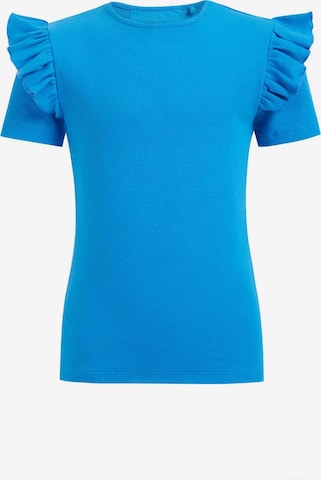 WE Fashion Shirt in Blauw: voorkant