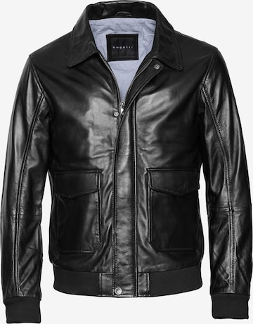 Veste mi-saison 'BUSAVINO' bugatti en noir : devant