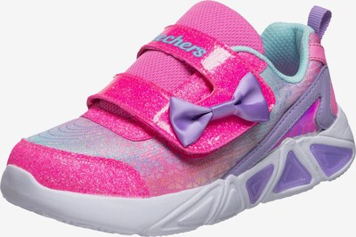 SKECHERS Sneaker in türkis / hellblau / helllila / pink, Produktansicht