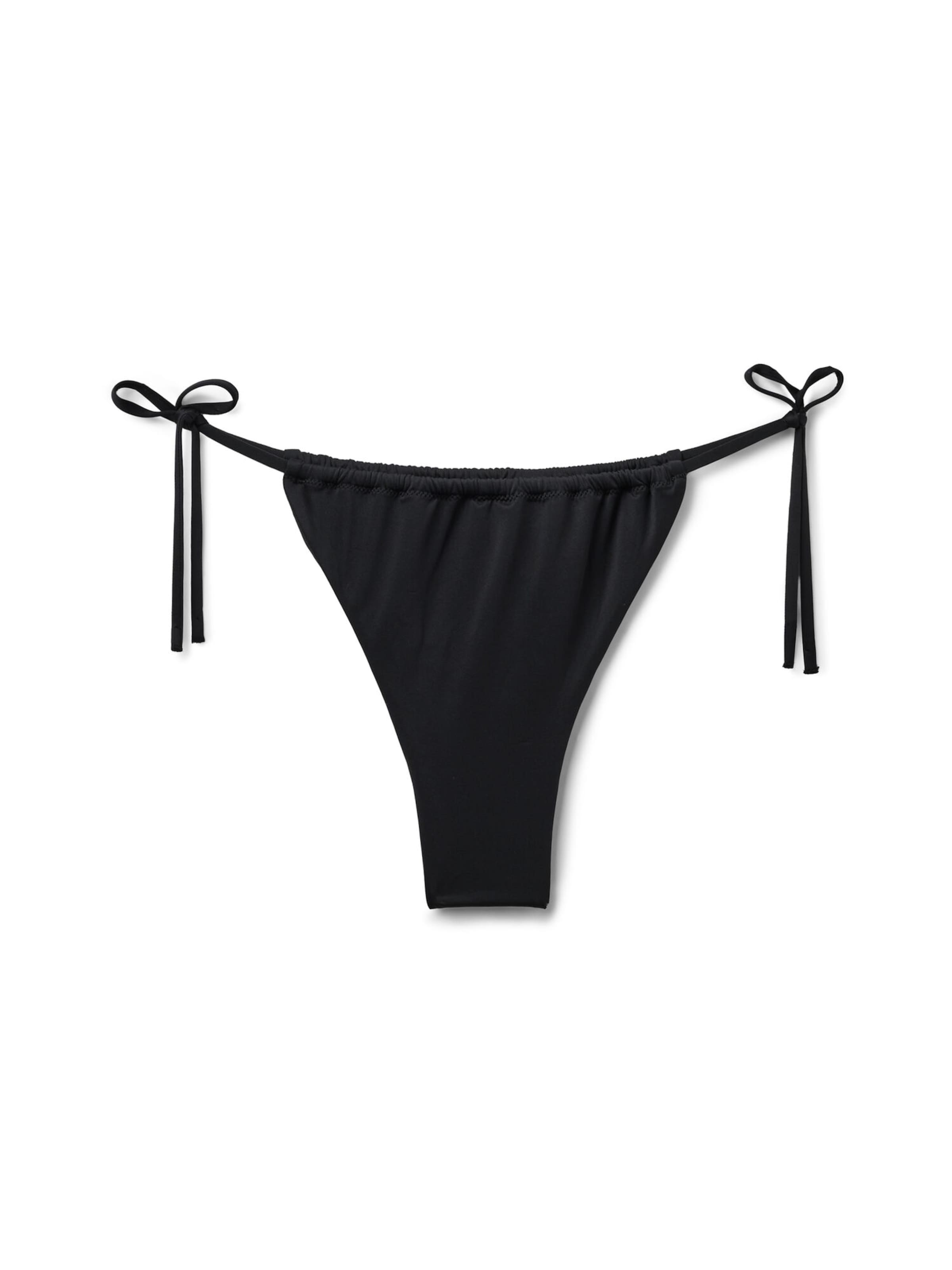 Tezenis Bikini Bottoms in Black: front