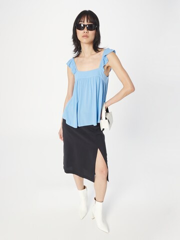 ICHI Blouse 'MARRAKECH' in Blauw