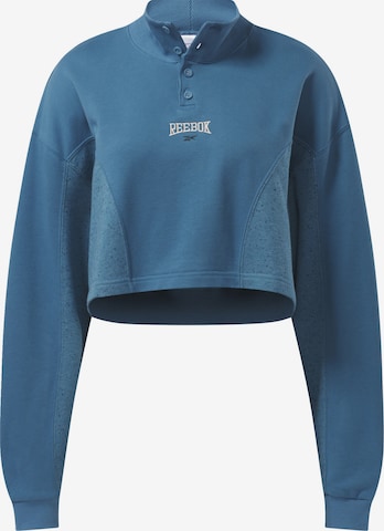 Reebok Sweatshirt 'Varsity' in Blauw: voorkant