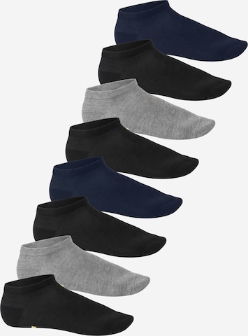 footstar Ankle Socks 'Neon' in Blue: front