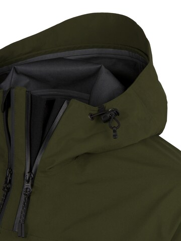 Guggen Mountain Performance Jacket 'Allwetter Jacke HD09 3-Lagen Hardshell Wanderjacke' in Green