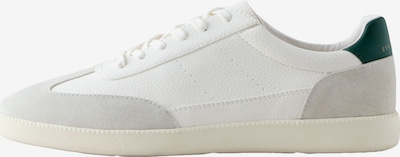 Next Matalavartiset tennarit värissä vaaleanharmaa / tummanvihreä / valkoinen, Tuotenäkymä