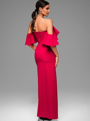 Ombre Evening dress in Red