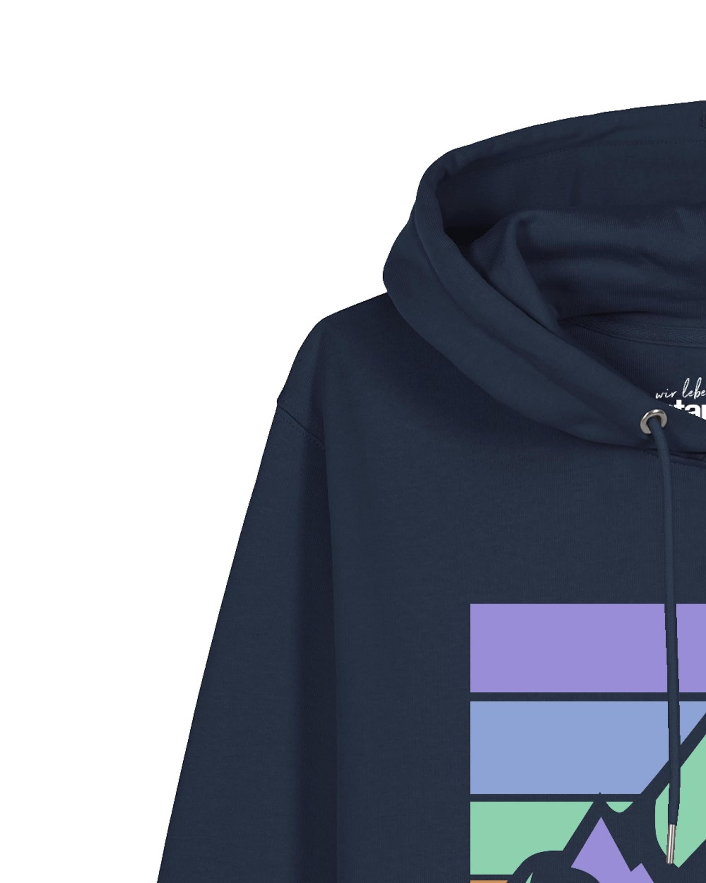 Sweat-shirt 'Retro Landscape' Watapparel en bleu