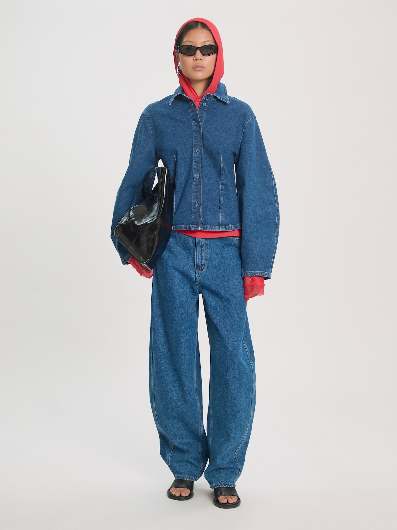 EDITED Novedades Blusa 'Guya' azul denim
