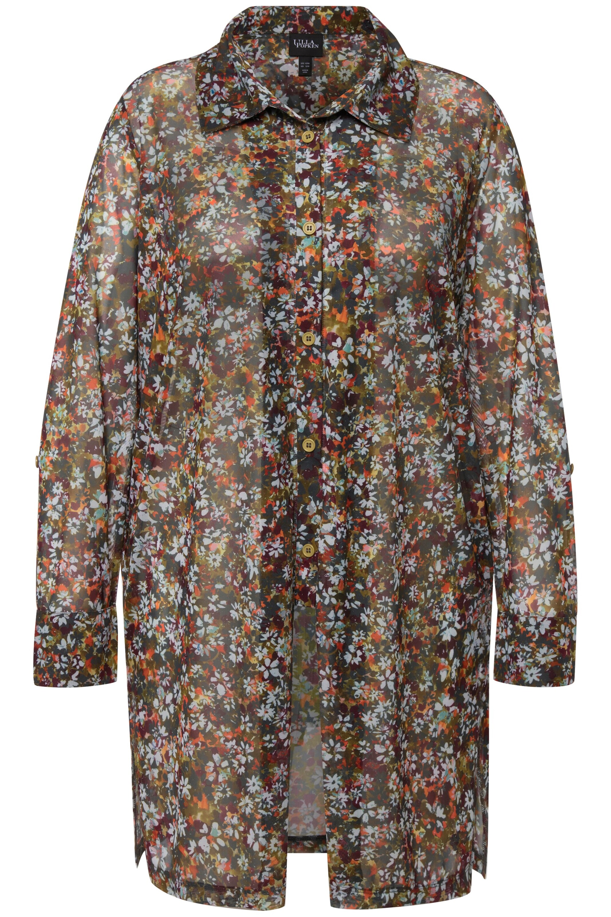 Ulla Popken Bluse in Grün: Vorderseite