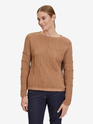 Pull-over Betty Barclay en marron : devant