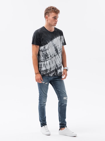 Ombre T-Shirt 'S1617' in Grau