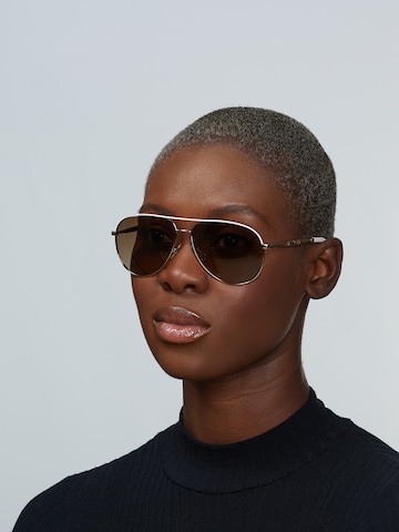 Lunettes de soleil JIMMY CHOO en or
