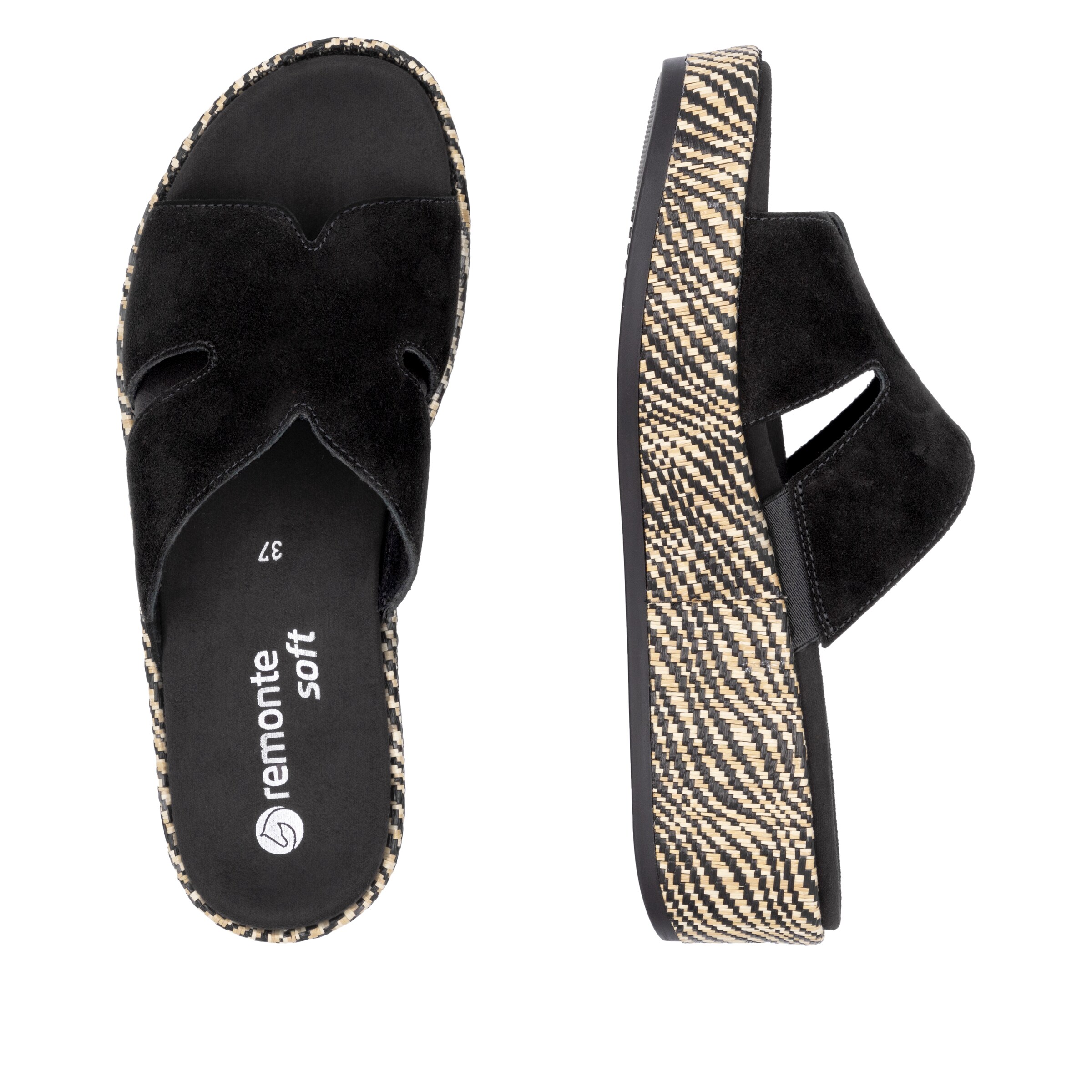 REMONTE Mules in Black