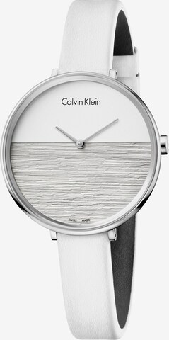 Calvin Klein Analoog horloge in Wit: voorkant