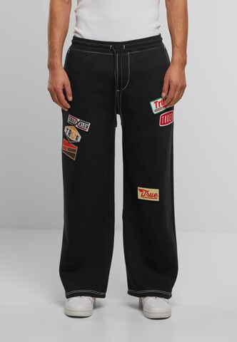 True Religion Baggy Штаны в Черный: спереди