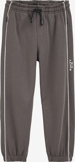 Kelnės iš WE Fashion, spalva – tamsiai pilka / balta, Prekių apžvalga