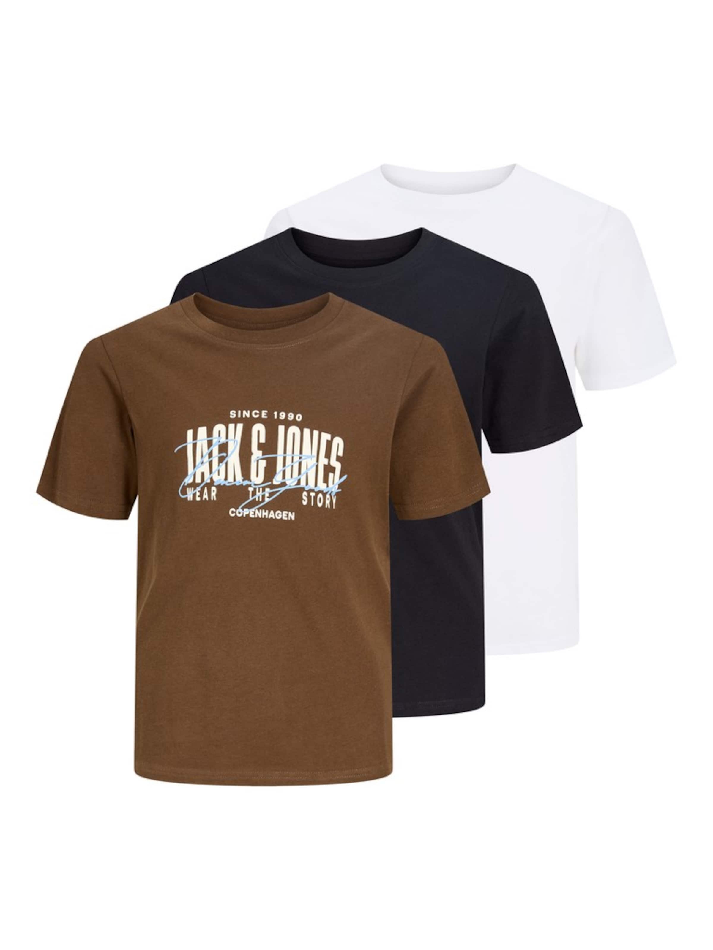 Jack & Jones JuniorMajica 'JJAERO' - smeđa boja: prednji dio