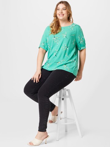 ONLY Carmakoma Blouse 'MEGAN' in Groen