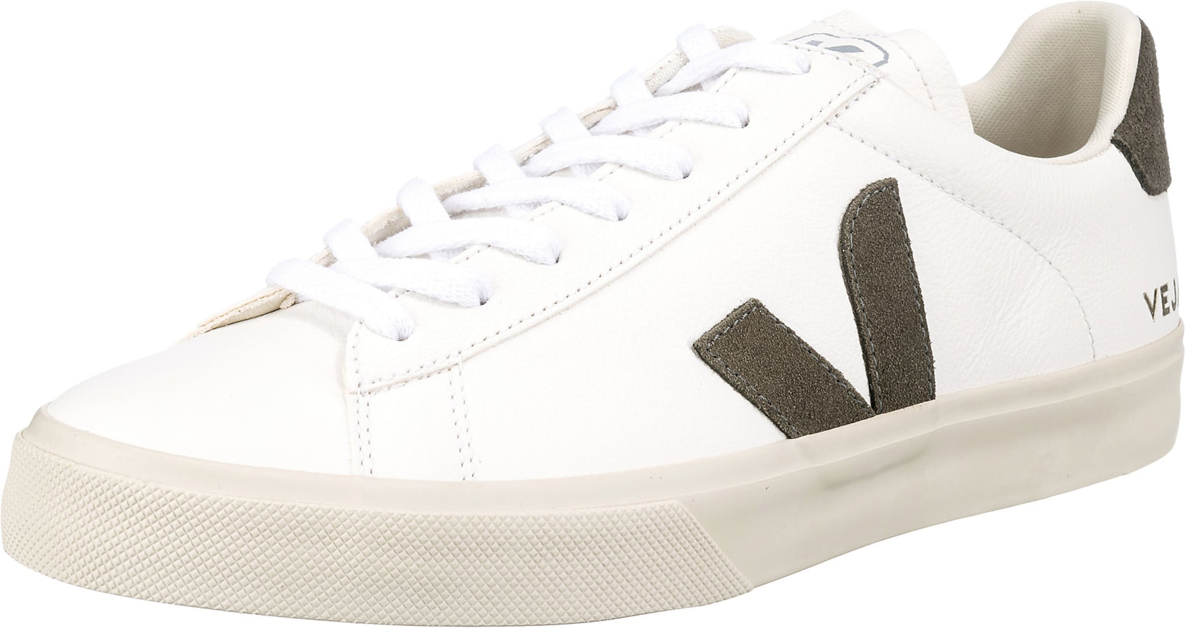 Veja Platform trainers 'Campo' in White: front