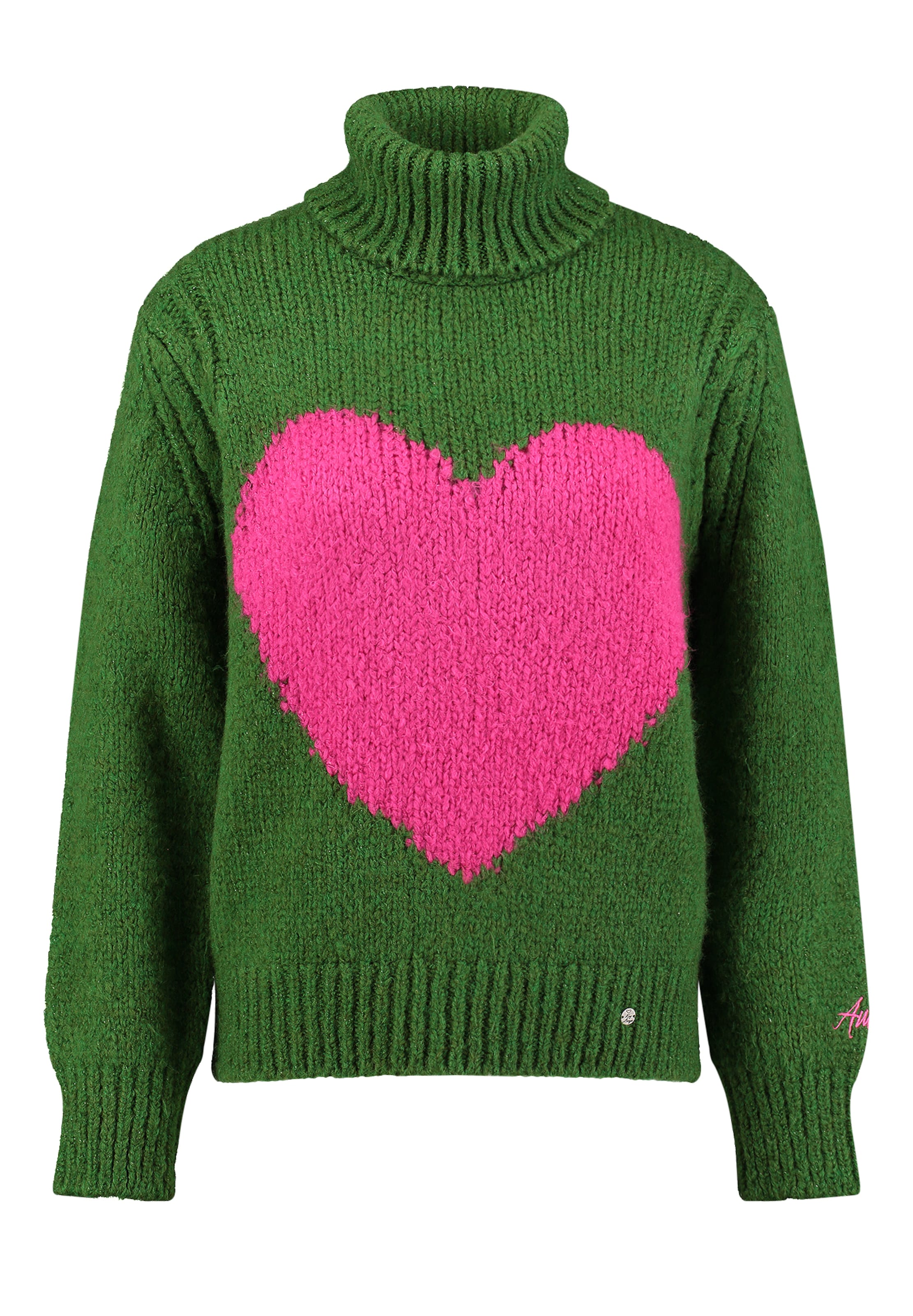 Key Largo Pullover 'Warm' i grøn: forside