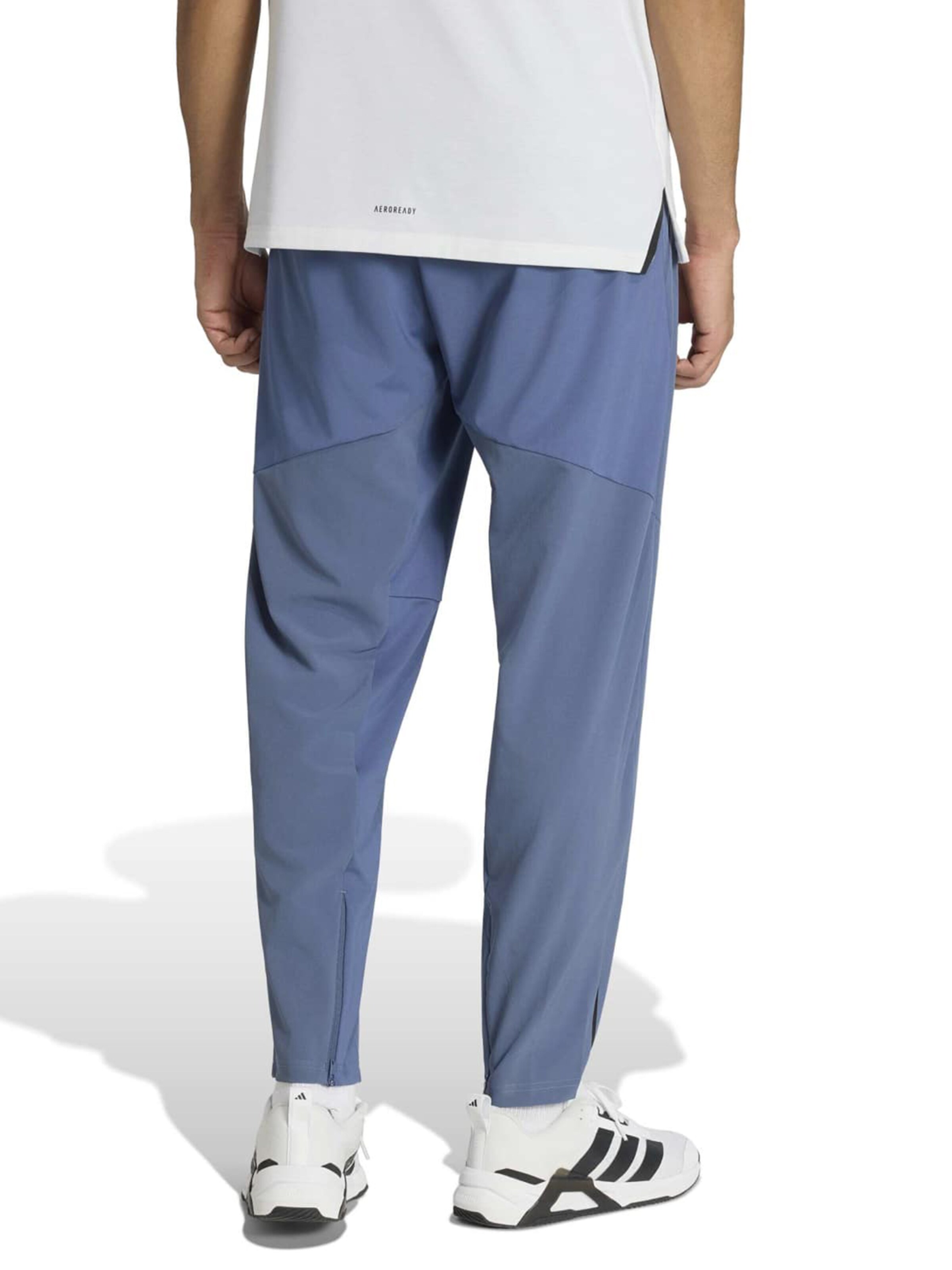 ADIDAS PERFORMANCE - Slimfit Pantalón deportivo 'D4T' en azul