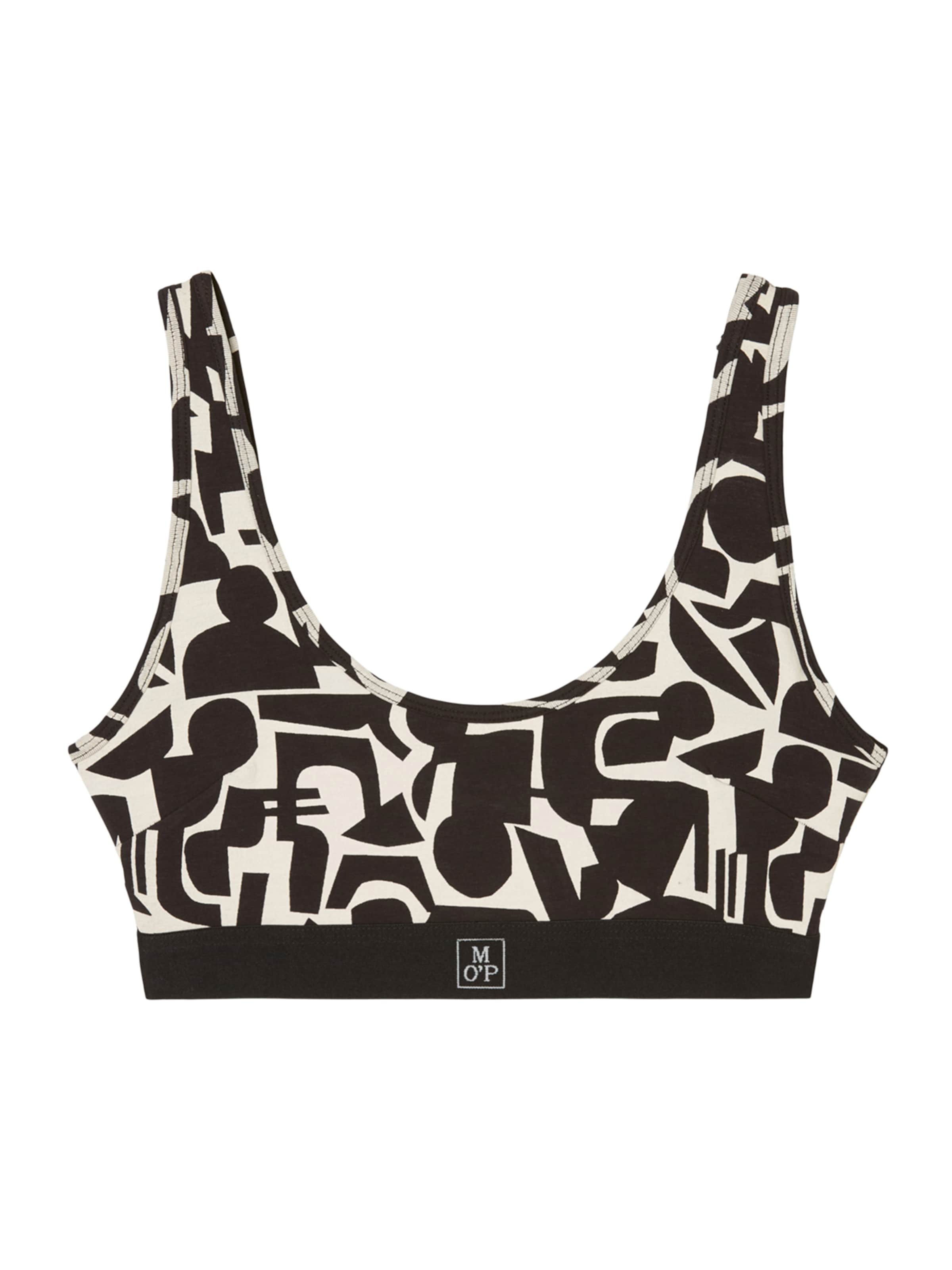 Marc O'Polo Bustier BH in Zwart: voorkant